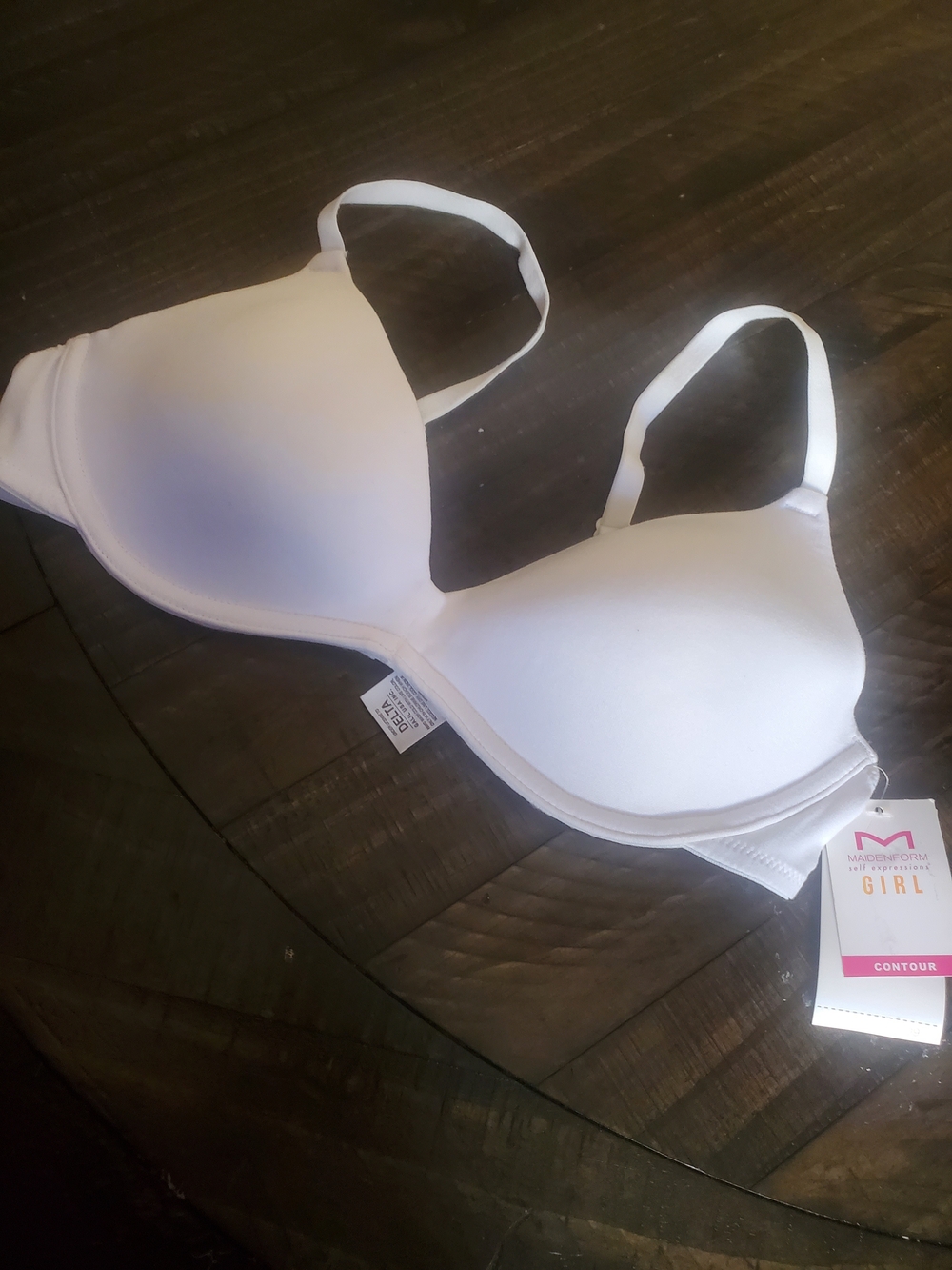 Maidenform White Seamless Contour Bra